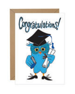 Graduation Owl Card
