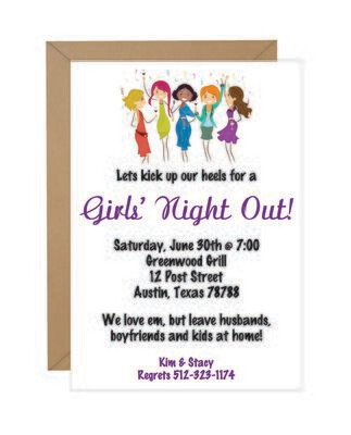 &quot;Girls Night Out&quot; Invitation