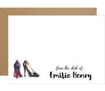Heels Personalized Note