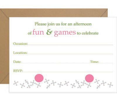 Jacks Fill In Invitation - Printable