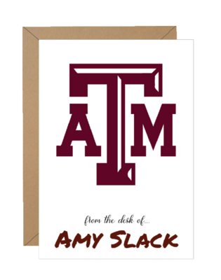 A &amp; M Personalized Notes
