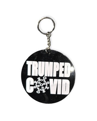 &quot;TRUMPED COVID&quot; Keychain