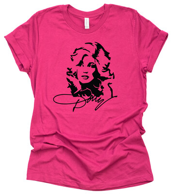 &quot;Dolly Parton Silhouette&quot; T-Shirt