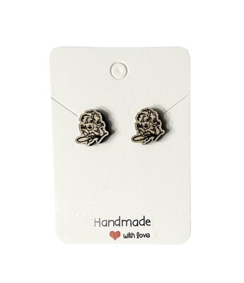 &quot;Dolly Parton&quot; Stud Earrings