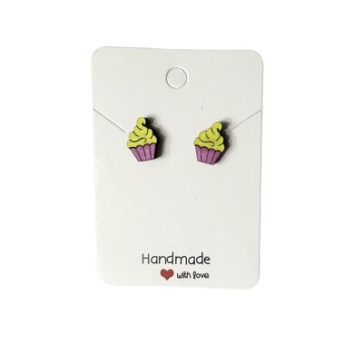 Cupcake Stud Earrings