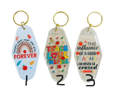 Teacher Motel Keychain