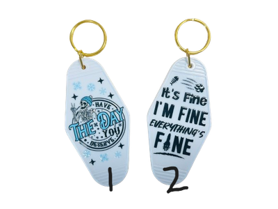 Motel Keychain