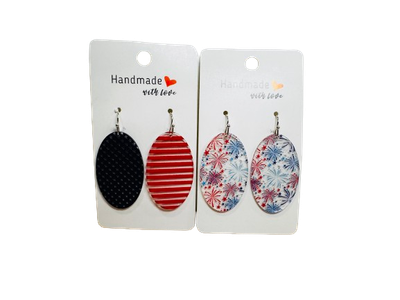 July 4th Earrings