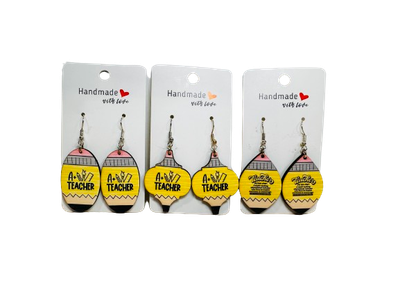 Teacher Pencil Earrings