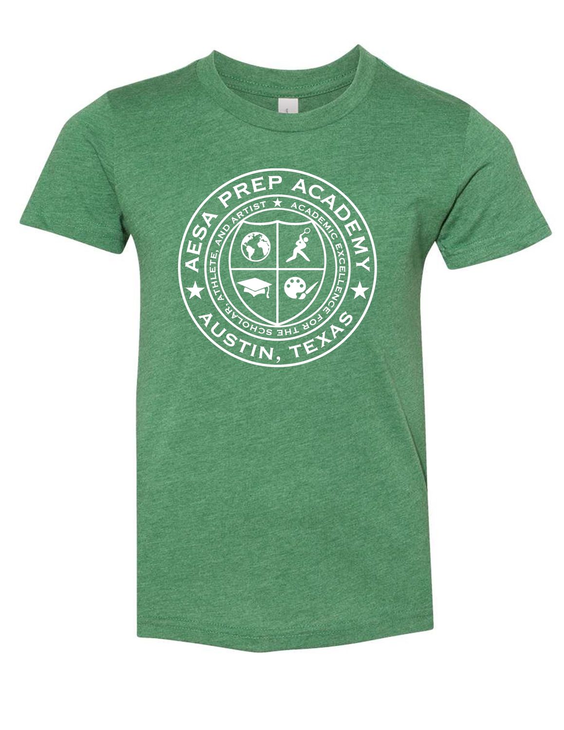 Grass Green w/White Logo - Youth