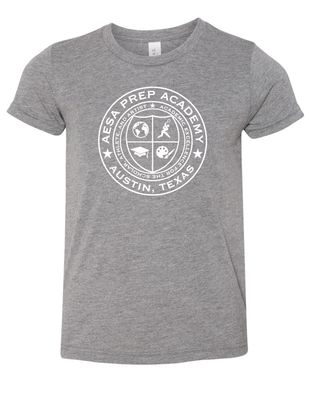 Grey w/White Logo - Youth