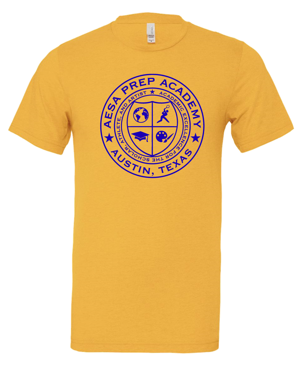 Yellow Gold w/Blue Logo - Adult