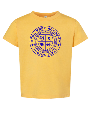 Yellow Gold w/Blue Logo T-Shirt - Toddler