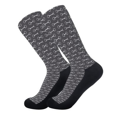 Horse Bit Crew Socks