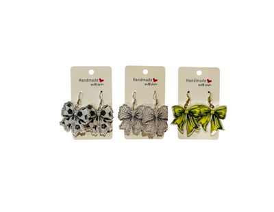 Sport Bow Dangle Earrings