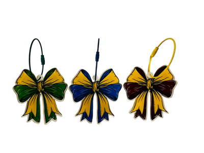 School Spirit Bow Keychain / Bag Tag