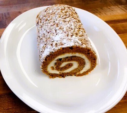 Walnut Pumpkin Roll