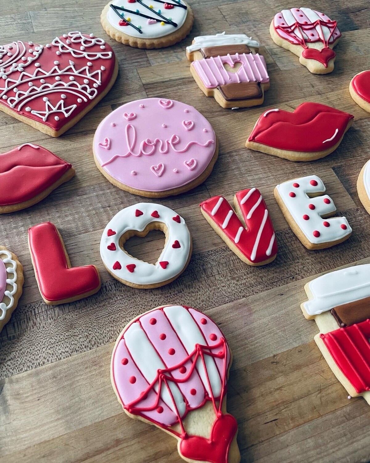Valentine LOVE Letter Cookie Pack