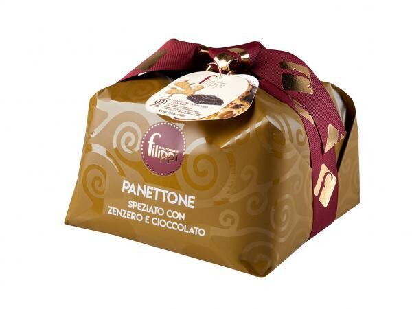 Panettone speziato zenzero e cioccolato di Pasticceria Filippi