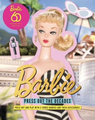 2019 Barbie Press out the Decades 60th Anniversary Limited Edition 10 Page Book