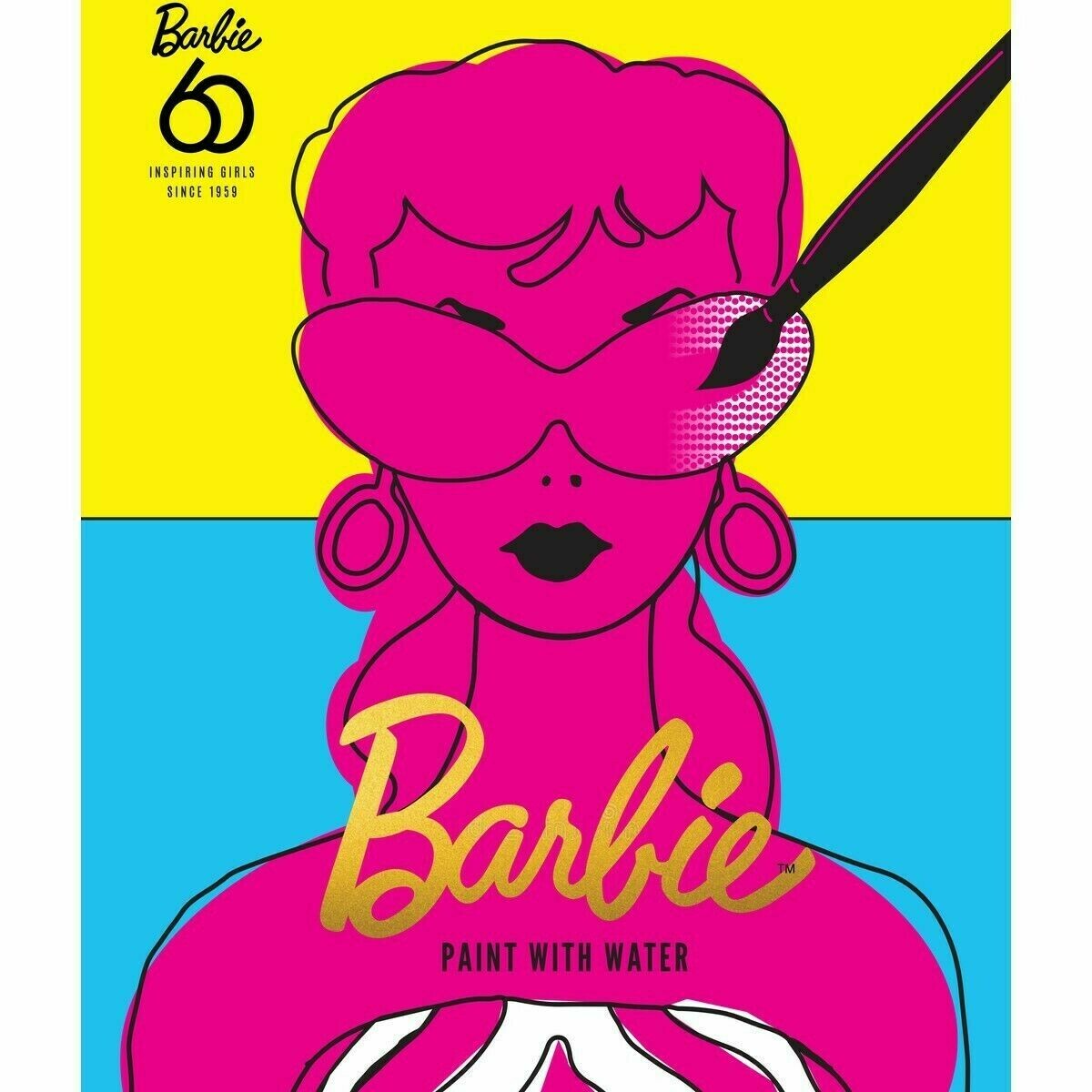 2019 Barbie 60th Anniversary Limited Edition 32 Page Paint with Water Book