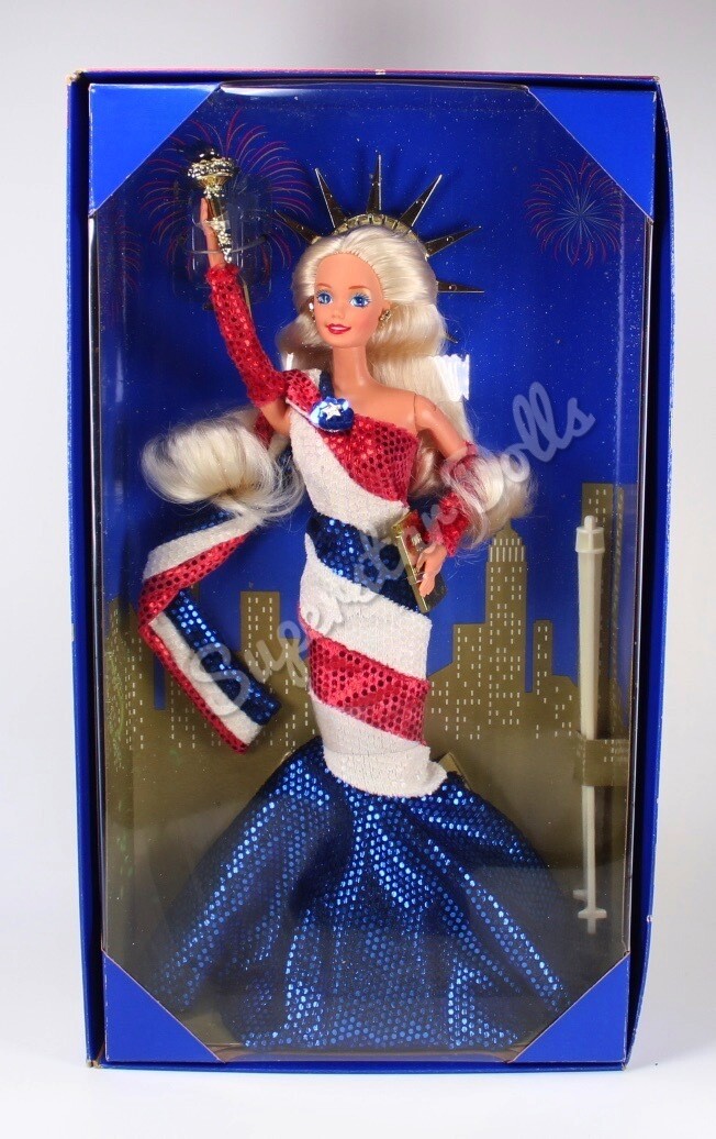 1995 Limited Edition F.A.O Schwarz Statue of Liberty Barbie Doll