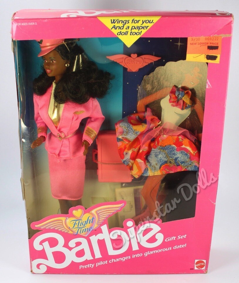1989 Flight Time African American (AA) Barbie Doll