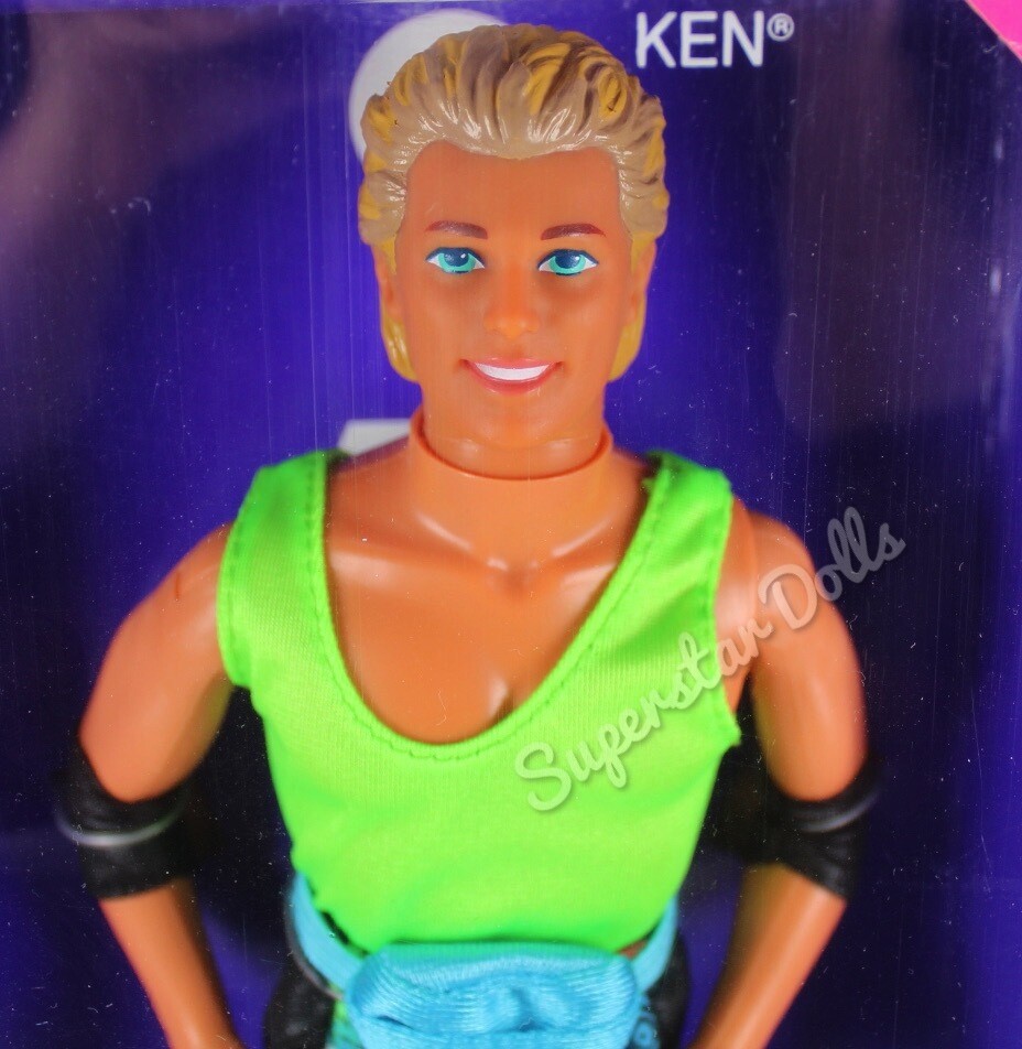 1991 Rollerblade Ken Barbie Doll