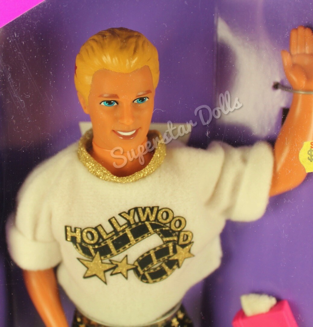 1992 Hollywood Hair Ken Barbie Doll