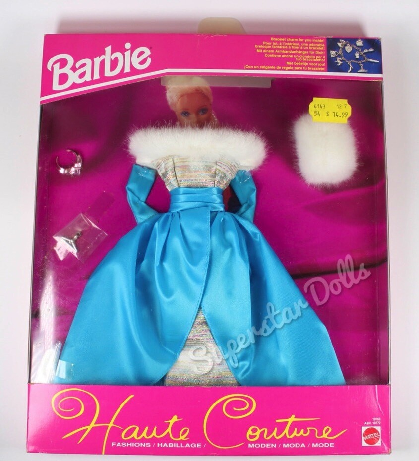 1993 Haute Couture Barbie Doll Fashion Pack #10769