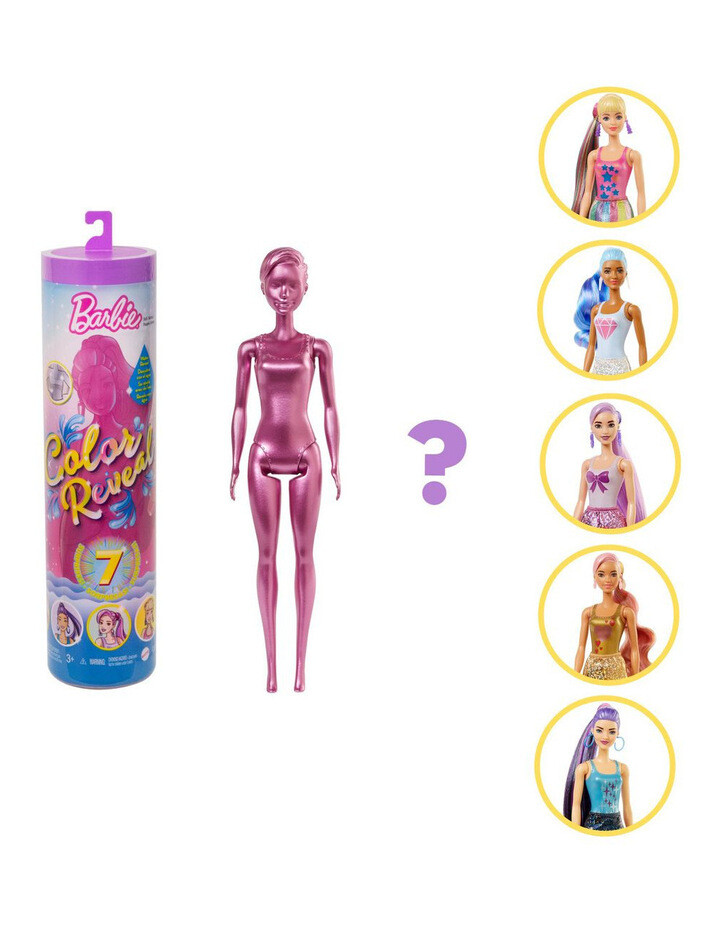 2020 Color Reveal 7 Surprises Assorted Barbie Dolls