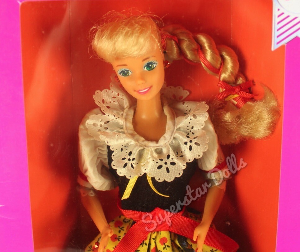 1990 Japanese Edition: Czechoslovakian Barbie Doll from the Dolls of the World Collection