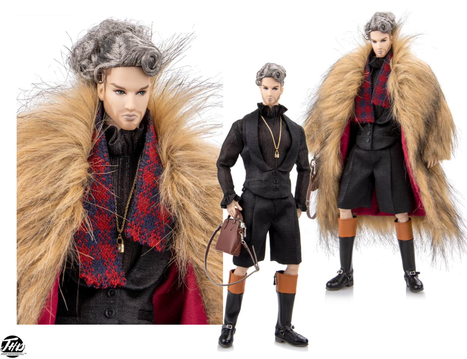 2021 JHD Fashion Doll: "24K Magic" Adonis Male Fashion Doll Gift-Set