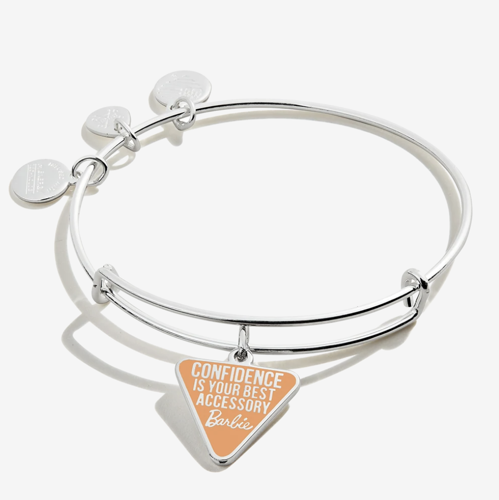 Barbie Signature: Alex And Ani Barbie "Confidence Is Your Best Accessory" Charm Bangle
