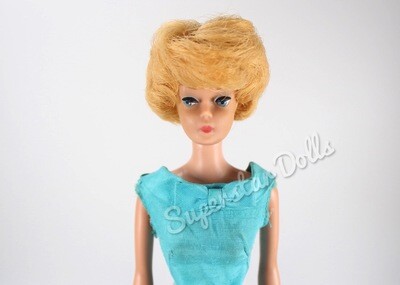 Vintage 1960's Lemon Blonde Bubble Cut Barbie Doll