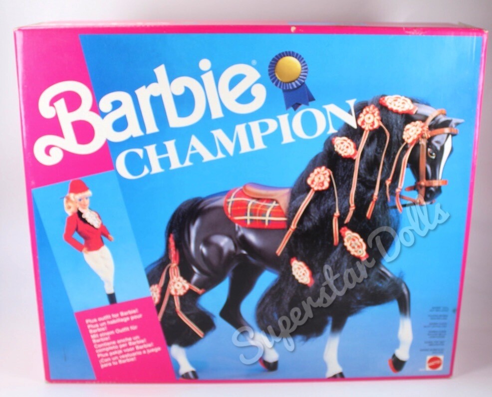 1991 Champion Barbie Doll Horse