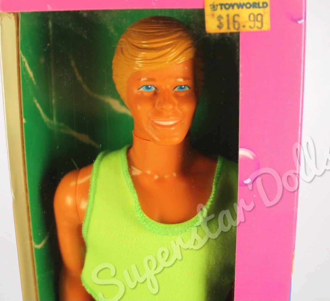1989 Wet'n Wild Ken Barbie Doll