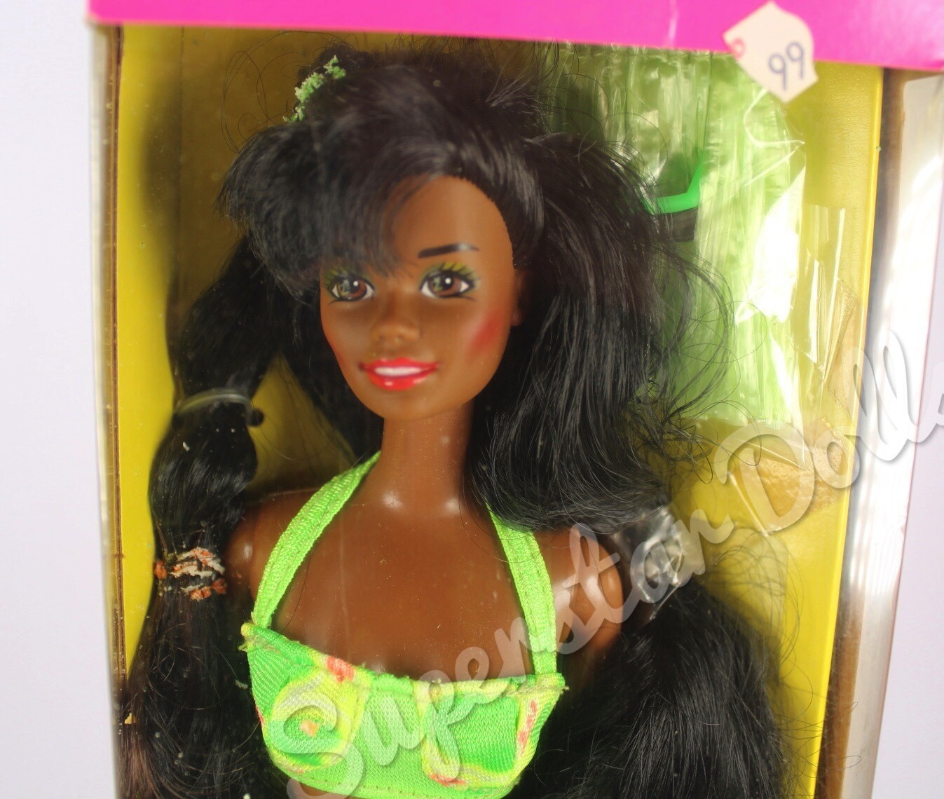 1990 Hawaiian Fun Christie African American (AA) Barbie Doll
