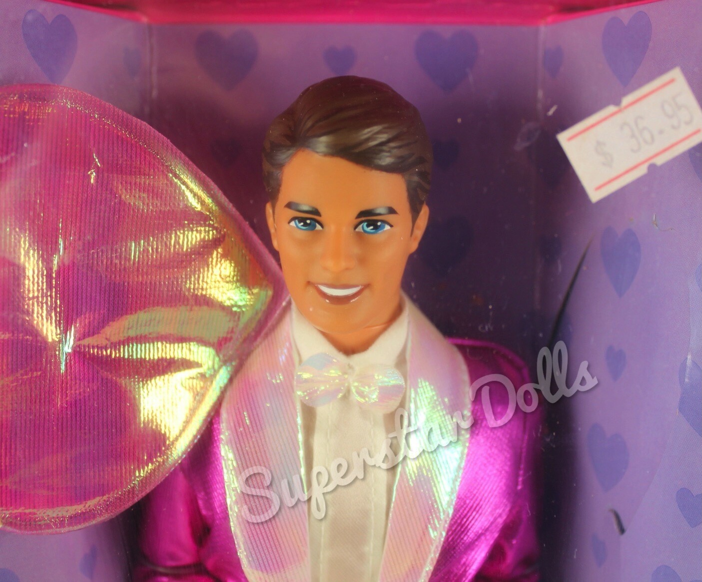 1992 Secret Hearts Ken Barbie Doll
