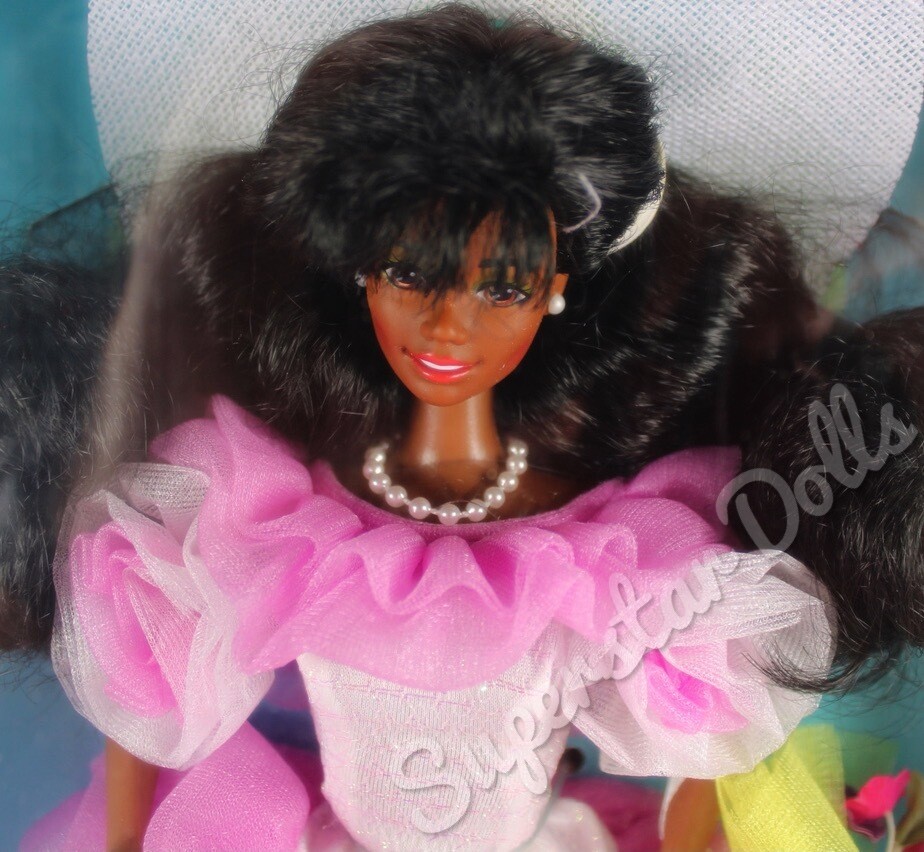1991 Toys "R" Us Limited Edition: Spring Parade African American (AA) Barbie Doll