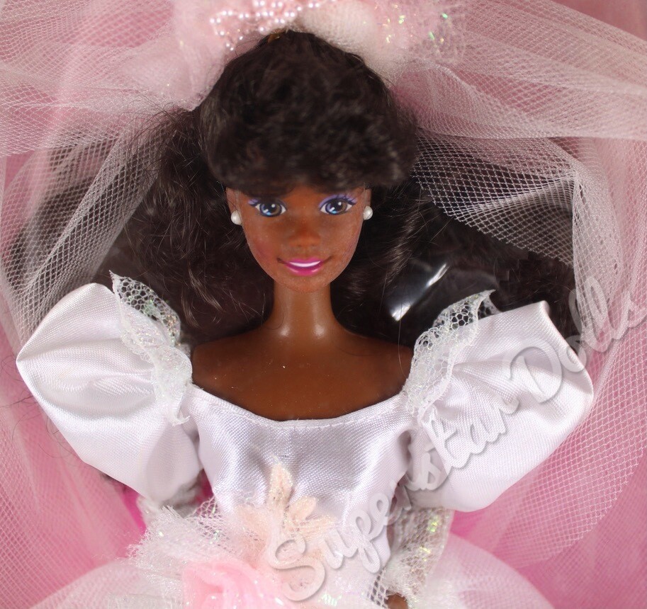 1992 Romantic Bride African American (AA) Barbie Doll