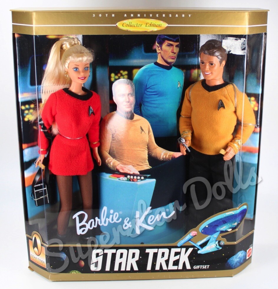 1996 Collector Edition: Star Trek Barbie & Ken Doll Gift Set