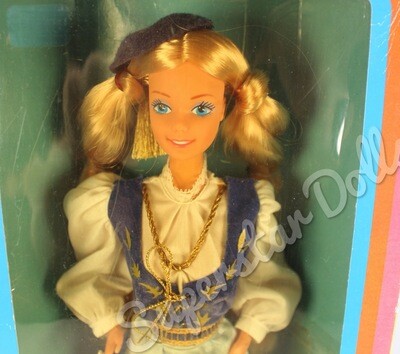 1986 Icelandic Barbie Doll from the Dolls of the World Collection