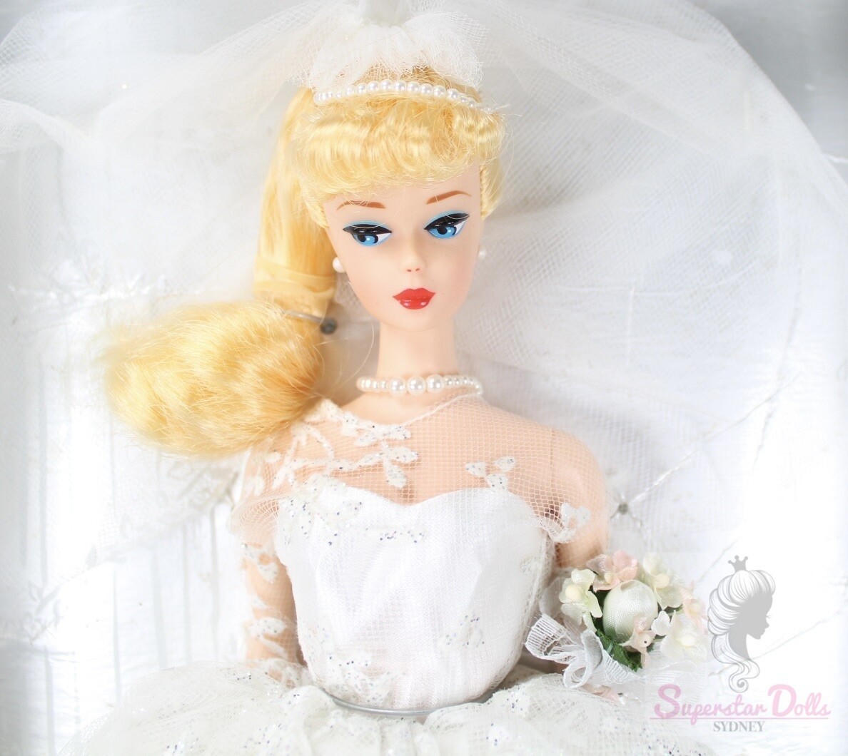 1996 Collector Edition: Blonde Wedding Day DE-BOXED Barbie Doll