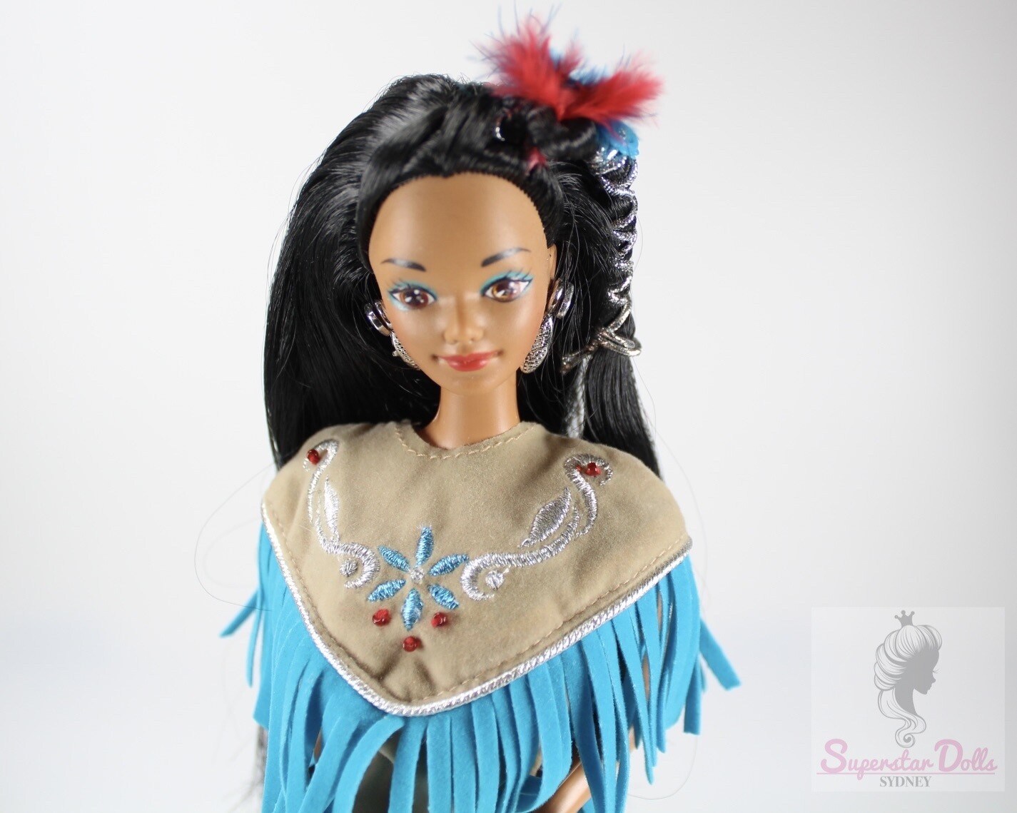 1996 Collector Edition: Native American DE-BOXED Barbie Doll