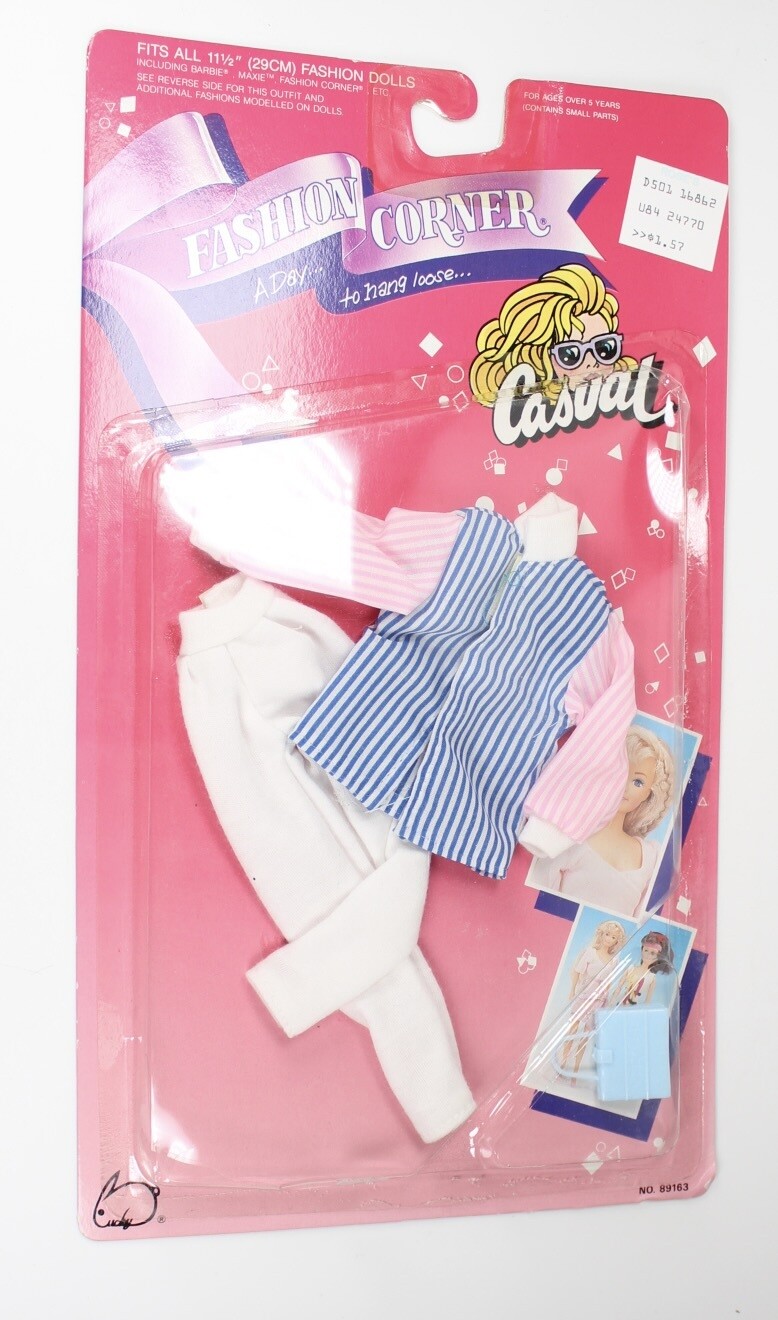 1990 Lucky Industries: Fashion Corner Clone Barbie Doll Fashion Pack