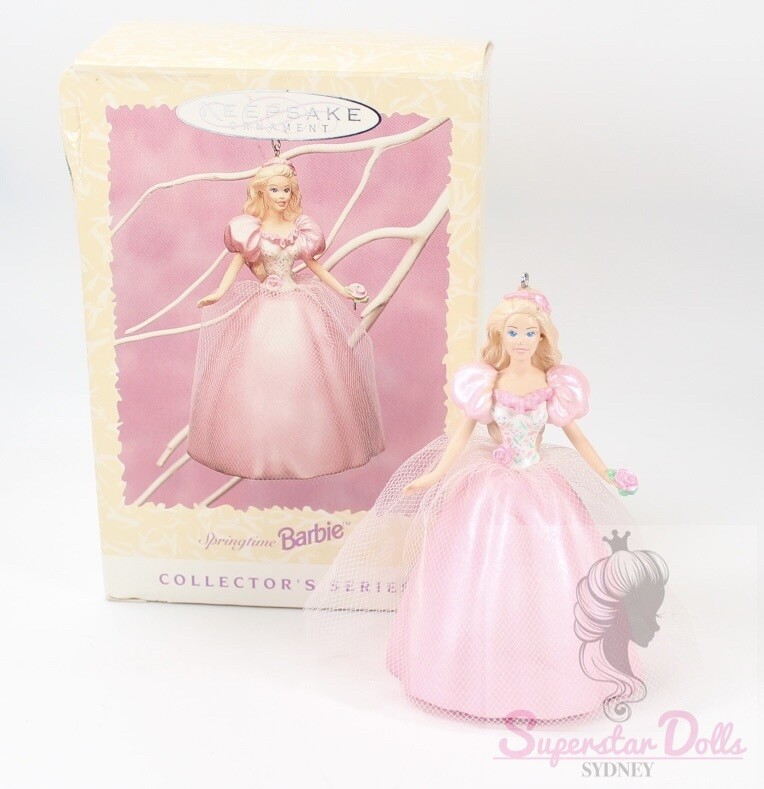 1996 Springtime Barbie DE-BOXED Hallmark Keepsake Ornament