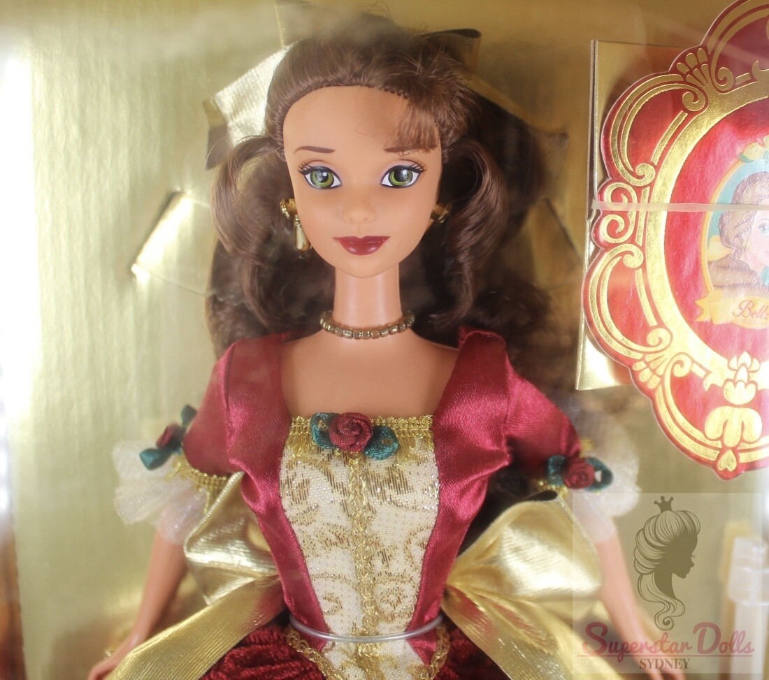 1997 Disney Special Edition: Beauty and the Beast Holiday Princess Belle Doll By Mattel