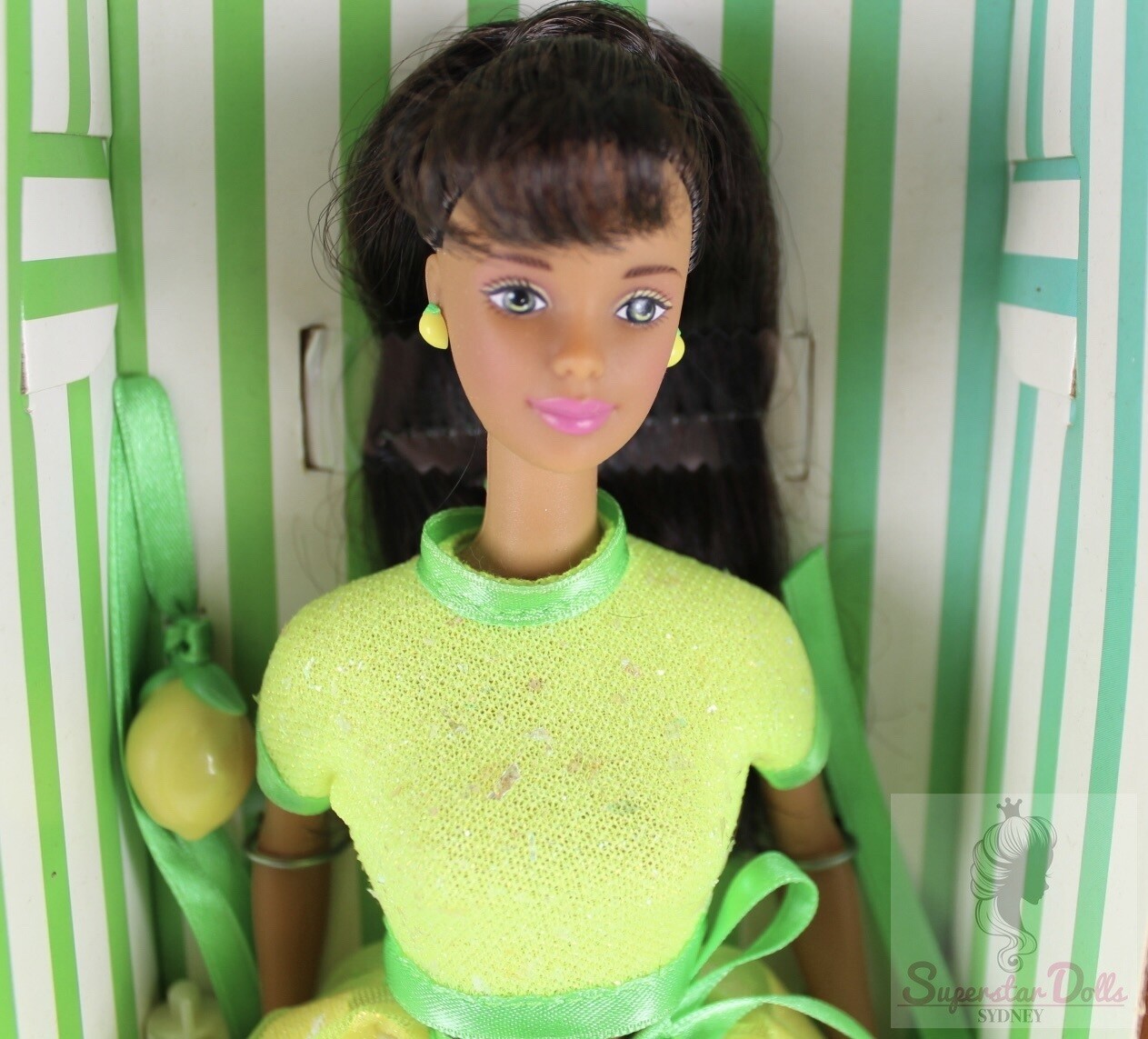 1998 Special Edition: Avon Lemon-Lime Sorbet African American (AA) Barbie Doll