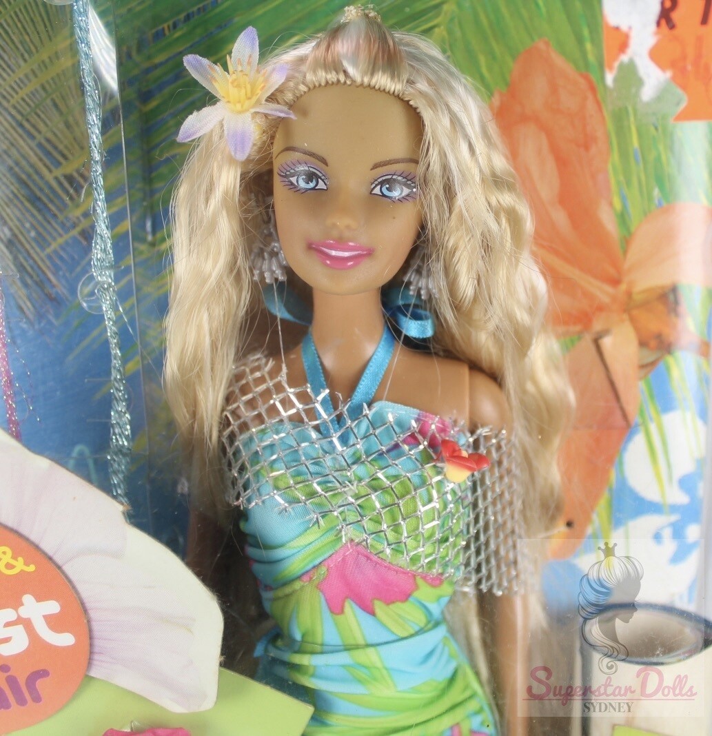 2005 Cali Girl Hawaiian Hair Barbie Doll